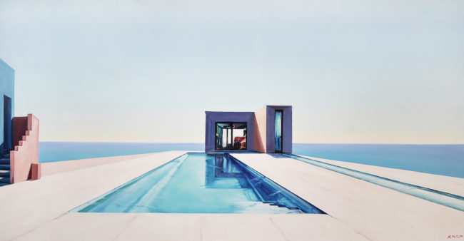 EAV XXI 07 Swimming Pool, 2021, 180x100 cm